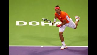 Nadal vs Darcis ● Doha 2010 QF Highlights [upl. by Yeclek]