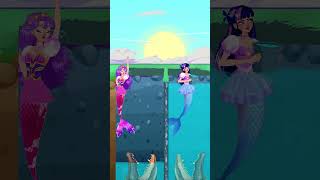 Dont be Greedy NEW 👩👸 Good vs Bad Mermaid Princess shorts FairyTalesShorts fairytales [upl. by Eblehs]