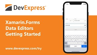 FREE Xamarin Data Input Editors AutoComplete Password Combo Box Numeric amp More Getting Started [upl. by Chassin]