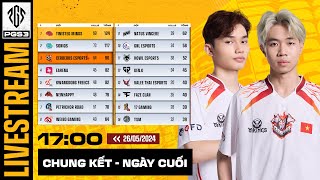 🏆PGS 3 CHUNG KẾT  NGÀY CUỐI 🇻🇳 CES 🇨🇳 PERO NAVI 🇰🇷 GEN TWIS SQ FAZE 🇨🇳 17 🇰🇷 KDF EA [upl. by Cima84]