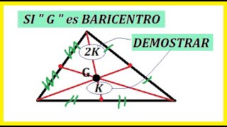 ✅ RELACIÓN 2 A 1  BARICENTRO  DEMOSTRACIÓN [upl. by Ociredef283]