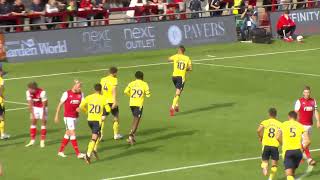 Fleetwood Town v Oxford United highlights [upl. by Lontson979]