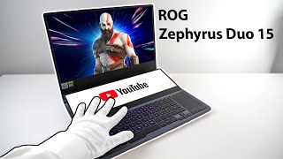 ROG Zephyrus Duo 15 Unboxing  Dual Screen Laptop Nvidia RTX 2080 Super [upl. by Il123]