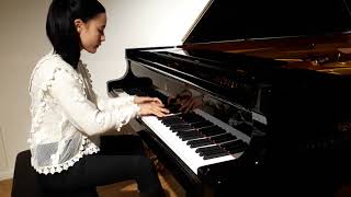 Lydie Solomon plays Ravels Toccata  Paris Steinway Showroom [upl. by Odoric110]