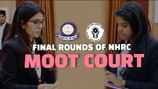 Final Rounds  NHRCDNLU Moot Court Competition l DNLU Jabalpur [upl. by Ardnaskela]