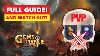 Gems of War NEW PVP Full Guide and Tutorial And BE CAREFUL [upl. by Elocn]