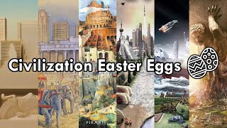 Easter Eggs Secrets And References in Sid Meiers Civilization Games [upl. by Lamar445]