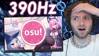 I played osu with a 390Hz Monitor [upl. by Arat170]