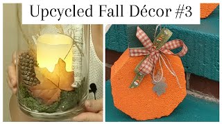 Upcycled DIY Fall Craft Décor 3 [upl. by Smoht]