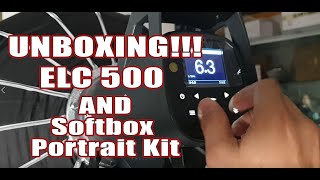 UNBOXING THE NEW ELINCHROM ELC 500 WITH THE SOFTBOX PORTRAIT KIT [upl. by Trevah355]