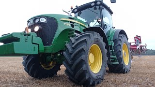 John Deere 7730 amp Horsch Terrano 3FX Engine sound [upl. by Rozalin]