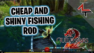 Spiritwood Fishing Rod  Guild Wars 2  Shiny and much cheaper Gem Store alternative [upl. by Kerby159]