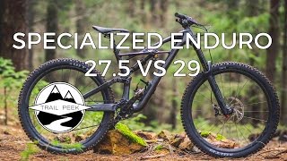 2017 Specialized SWorks Enduro Test  29 vs 275 [upl. by Petr]