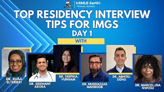 Top Residency Interview Tips for IMGs  Residency Match  Mock Interviews amp Common Questions  Day 1 [upl. by Irik447]