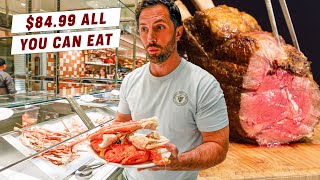 MAN vs Biggest BUFFET in Las Vegas 🇺🇸 [upl. by Cyprio]