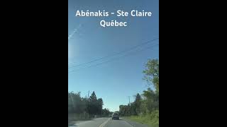 Québec Tour  Abénakis to SteClaire destination driving roadtrip travelvlog canada road fyp [upl. by Vigor818]