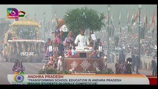 Andhra Pradesh Tableau  Republic Day Parade 2024 [upl. by Benita]