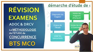 Révisions du BTS MCO 18  La Méthodologie pour réaliser une ETUDE DE CONCURRENCE  ADOC amp DRCV [upl. by Ahsetal]