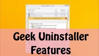 Geek UninstallerStandalone Fast Simple Uninstall Tool [upl. by Piscatelli]