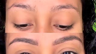 Godefroy Instant Eyebrow Tint Dark Brown Review eyebrowtinting amazon diy [upl. by Marfe]