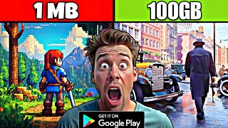 100KB To 100GB Play Store games 😱 [upl. by Aspia]