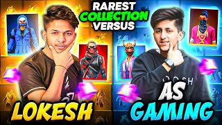 Lokesh Gamer Vs As Gaming Best Collection Battle Who Will Win The End 🤯 Garena Free Fire [upl. by Dnomasor171]