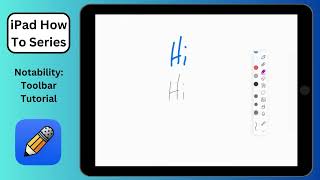 Notability  Toolbar Tool Overview [upl. by Anev]