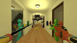 SCARY CatNap From Poppy PlayTime Chapter 3 Chase 100 Players in LIMINAL HOTEL in Garrys Mod Gmod [upl. by Conroy]