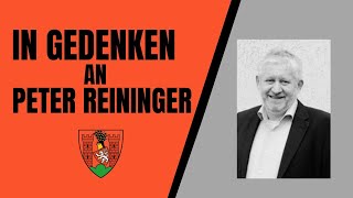 Zum Tod von Peter Reininger [upl. by Pirzada]