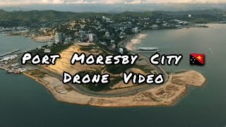 Port Moresby City Papua Nugini  Drone Video [upl. by Hairahs479]