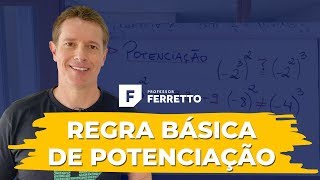 Regra Básica de Potenciação 🤓 [upl. by Nesyt]