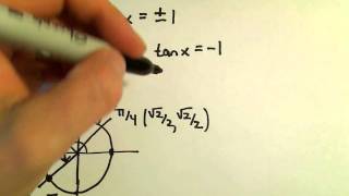 Solving a Basic Trigonometric Equation Example 2 [upl. by Hamann]