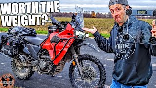 How Much Does an ADV Ready Gen3 KLR 650 Really Weigh  Full Mod List [upl. by Aicyla]