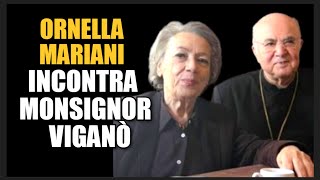 ORNELLA MARIANI CON MONSIGNOR CARLO MARIA VIGANÒ [upl. by Einapets]