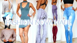 HUGE FASHION NOVA TRY ON HAUL 2016 • Lawenwoss [upl. by Niuqauj]