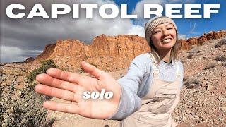 Solo Utah Road Trip  24 Hours in Capitol Reef National Park [upl. by Atisor]