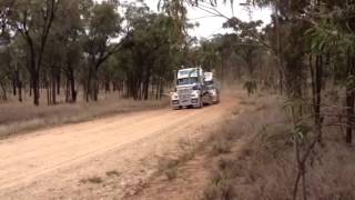 Mactrans Heavy Haulage V8 Mack and C16 Titans [upl. by Ellenhoj]