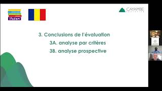 IFADEM Tchad  Présentation du Rapport dévaluation externe par le Cabinet Cayambe [upl. by Siusan]