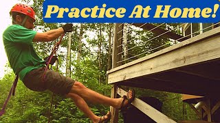 Rappelling for Beginners Build Confidence with a simple rappel [upl. by Ide908]