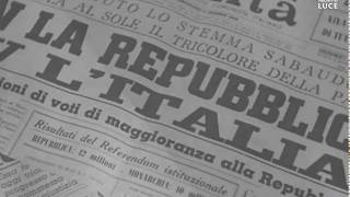 2 giugno 1946 risultati del referendum istituzionale [upl. by Kelila]