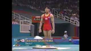 Takashi Uchiyama JPN VT 1996 ATLANTA Team Optional [upl. by Narat]