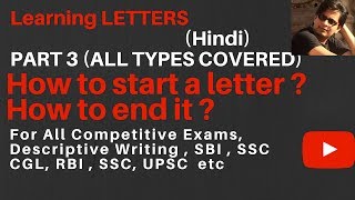 How to start your letter  Opening and Closing Lines  All Types Covered [upl. by Lawton]