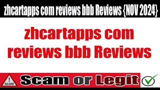 Zhcartapps com reviews bbb Beware Of Noreplynoticezhcartappscom [upl. by Seravart789]