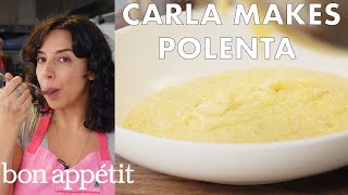 Carla Makes Polenta Cacio e Pepe Instant Pot Essentials  From the Test Kitchen  Bon Appétit [upl. by Aibar271]