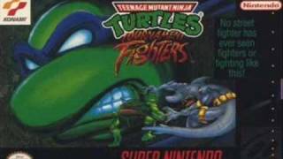 TMNT Tournament Fighters  Sky Palace Michaelangelo Stage [upl. by Ahsauqram666]