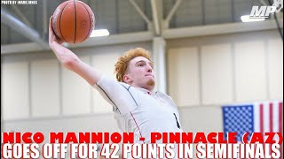 Nico Mannion goes off for 42 points in semifinals [upl. by Hareenum]