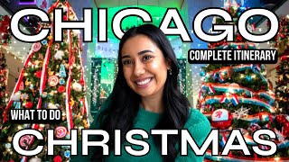 CHICAGO CHRISTMAS WEEKEND ITINERARY [upl. by Naleek]