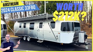 Most Expensive and Luxurious Airstream Trailer Ever 2024 Airstream Classic 33FB Queen Bed [upl. by Harad]