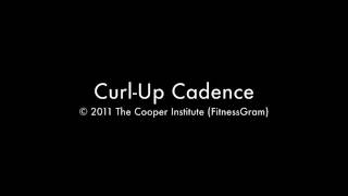 FitnessGram Curl Up Test Cadence [upl. by Oderfliw]