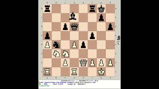 Amoeba 34 vs Stockfish 17  Queens Pawn Carr Defense chess [upl. by Airegin368]